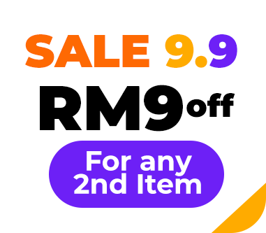 9.9 Sale (CLICK THIS BUTTON for 2nd Item ONLY & get RM9 Off)