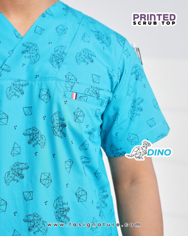PRINTED Unisex Scrub Top (Limited Edition New Design) - Image 9