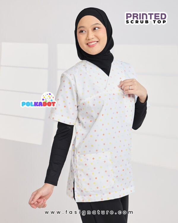 PRINTED Unisex Scrub Top (Limited Edition New Design) - Image 5