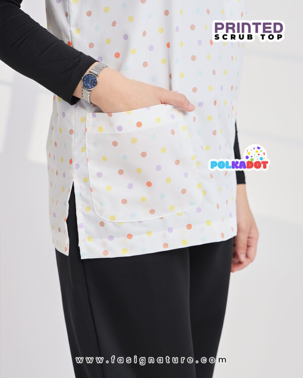PRINTED Unisex Scrub Top (Limited Edition New Design) - Image 7