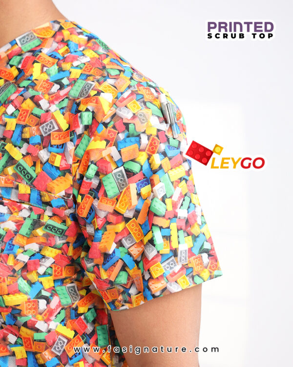 PRINTED Unisex Scrub Top (Limited Edition New Design) - Image 4